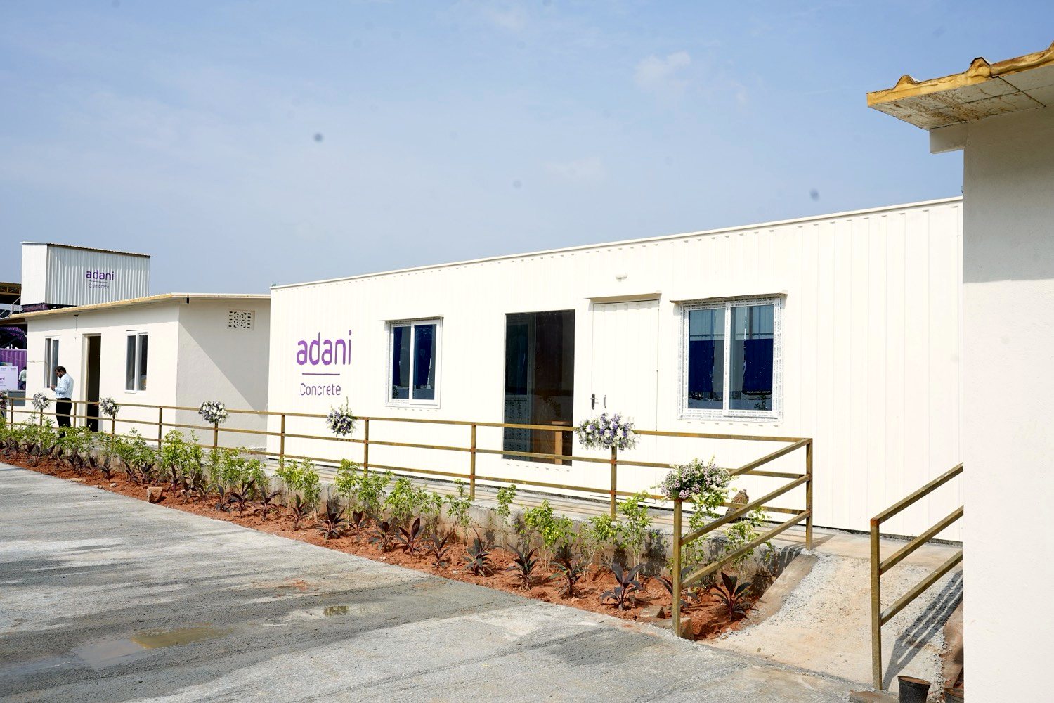 The site office and QC lab building